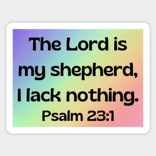 Bible Verse Psalm 23:1 Sticker